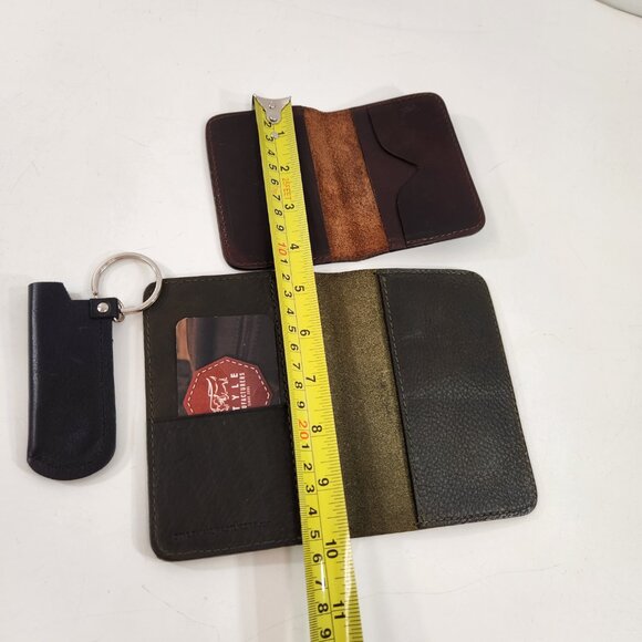 European Leather Wallet Billfold Keychain Lighter Holder Lot NEW - Picture 13 of 13